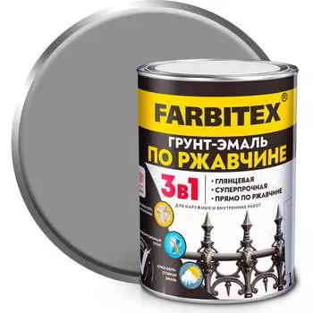 Грунт-эмаль по ржавчине Farbitex 4300013914
