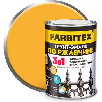 Грунт-эмаль по ржавчине Farbitex 4300013917