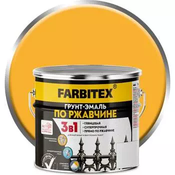 Грунт-эмаль по ржавчине Farbitex 4300013987