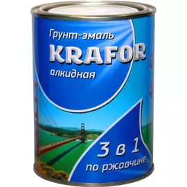 Грунт-эмаль по ржавчине KRAFOR НЦ-1356 26698