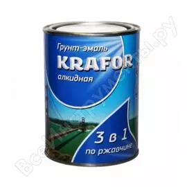 Грунт-эмаль по ржавчине KRAFOR 26689