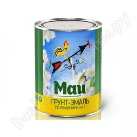 Грунт-эмаль по ржавчине май "3 в 1", синяя 1,9кг 205490