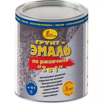 Грунт-эмаль по ржавчине Новбытхим 3378
