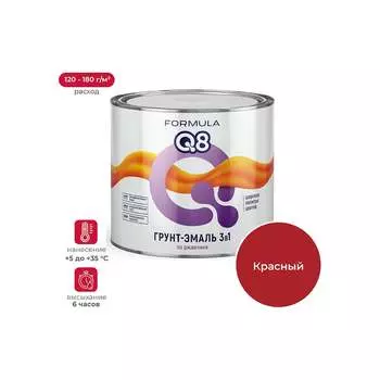 Грунт-эмаль по ржавчине ПРЕСТИЖ FORMULA Q8 52034