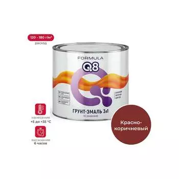 Грунт-эмаль по ржавчине ПРЕСТИЖ FORMULA Q8 52036