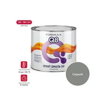 Грунт-эмаль по ржавчине ПРЕСТИЖ FORMULA Q8 52038