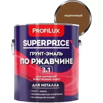 Грунт-эмаль по ржавчине Profilux superprice МП00-000546