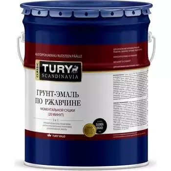 Грунт-эмаль по ржавчине TURY МС-102 20014713