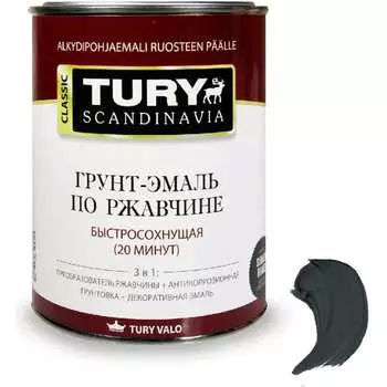 Грунт-эмаль по ржавчине TURY МС-102 T1-00002188