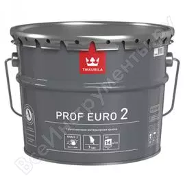 Грунтовочная краска tikkurila prof euro 2 интерьерная, глубокоматовая, база vva 18л* 700009630