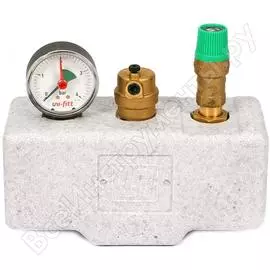 Группа безопасности котла до 50 квт, вр 1, 3 бар, сталь, с теплоизоляцией uni-fitt 251a4530