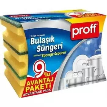 Губка для мытья посуды PROFF PLASTIK УИ-2601500