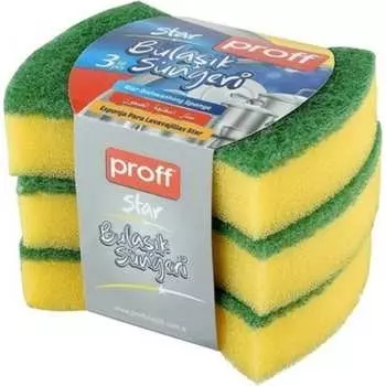 Губка для мытья посуды PROFF PLASTIK УИ-2601534