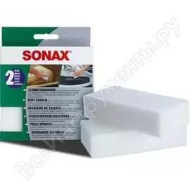 Губка для очистки пластика Sonax