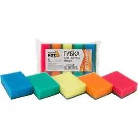 Губка для посуды Рыжий кот Макси 310220