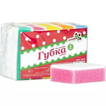 Губка для посуды Ягодка Макси 9269
