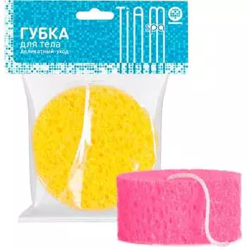Губка для тела TIAMO SPA КРУГ Люкс 7756