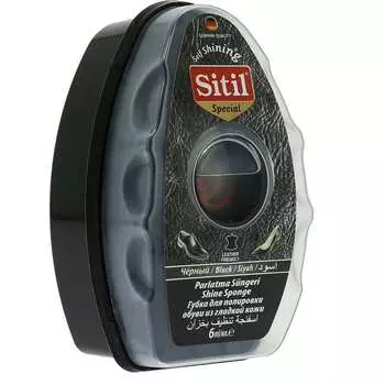 Губка с дозатором для полировки обуви из гладкой кожи Sitil Self Shining 126.01 SDPS