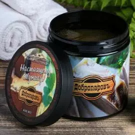 Густое банное дегтярное мыло Добропаровъ