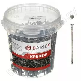 Гвозди bartex 2.5x60 банка, 1кг 211141