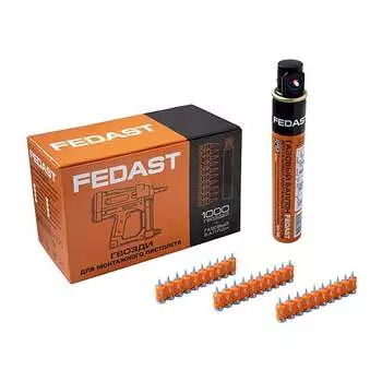 Гвозди для монтажного пистолета Fedast 3.0х19 мм fd3019mgbpfc
