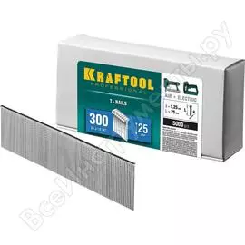 Гвозди для нейлера KRAFTOOL тип 300 25 мм 31785-25