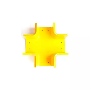 Х-соединитель оптического лотка LANMASTER LAN-OT120-XT