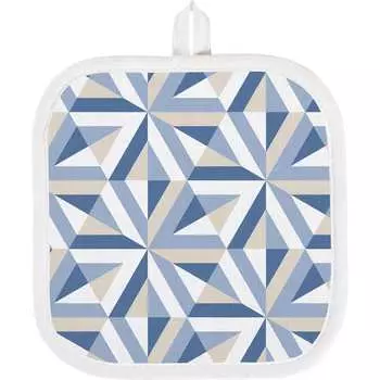 Хлопковая прихватка Verossa Ромбы голубые 765904