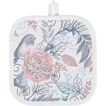 Хлопковая прихватка Verossa Птички серые 757403