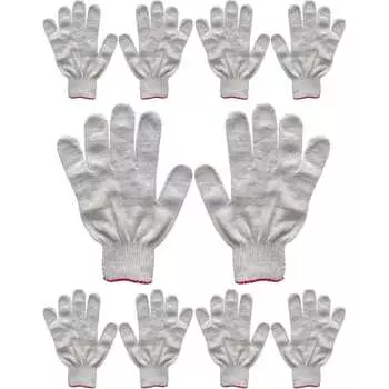 Хлопковые рабочие перчатки SOLARIS S6504