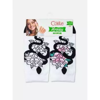 Хлопковые женские носки Conte elegan T HAPPY 1001321120030009984