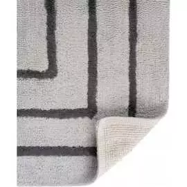 Хлопковый коврик для ванной комнаты FORA TWISTER BLACK FOR-TWR60-60BL