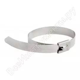 Хомут ekf aisi 304 из нержавеющей стали, 7.9x200 100 шт. flexlock plc-fl-tss-304-7.9x200