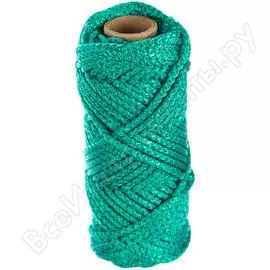 Хозяйственно-бытовой шнур с сердечником стройбат зеленый, 3 мм х 30 м 32996