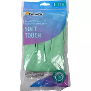Хозяйственные латексные перчатки PATERRA 402-933