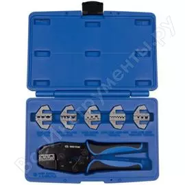 Раповичный кримпер для обжима изолированных наконечников KING TONY 42107GX