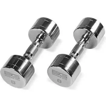 Хромированная гантель Bronze gym