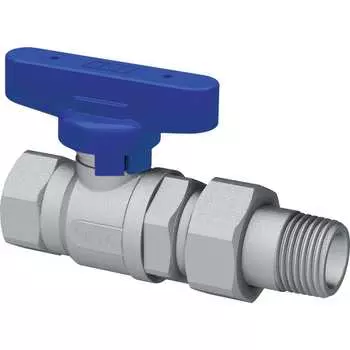 Хромированный шаровой кран FAR