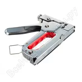 Хромированный скобозабивной пистолет для скоб и гвоздей Кедр ПРОФИ 022-1003 23462