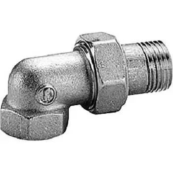 Хромированный угловой сгон Giacomini R19X005