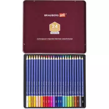 Художественные акварельные цветные карандаши BRAUBERG ART PREMIERE 181534