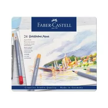 Художественные акварельные карандаши Faber-Castell goldfaber aqua 114624
