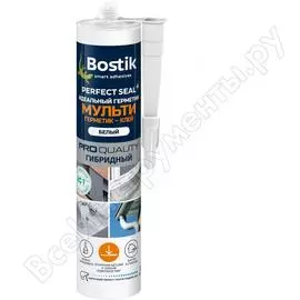 Идеальный герметик bostik perfect seal мульти белый 290мл вок638394