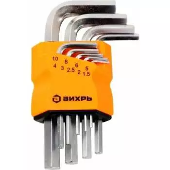 Имбусовых набор ключей Вихрь HEX 73/6/5/11