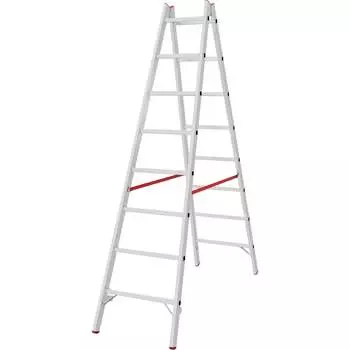 Индустриальная двухсторонняя алюминиевая стремянка Новая Высота NV5123 5123208