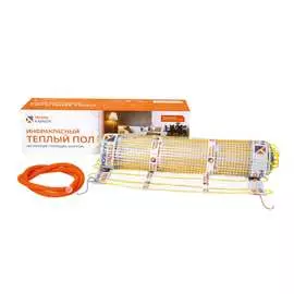 Инфракрасный теплый пол на основе греющих шнуров теплокарбон hfic-300w-s1,8/0,6