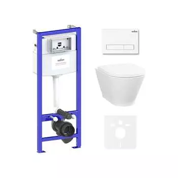 Инсталляция с подвесным унитазом Lavinia Boho Elegant Rimless 87561059