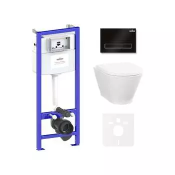 Инсталляция с подвесным унитазом Lavinia Boho Elegant Rimless 87561062