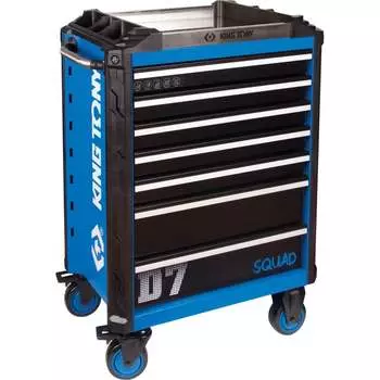 Инструментальная тележка KING TONY 87SQ31-7B-BK