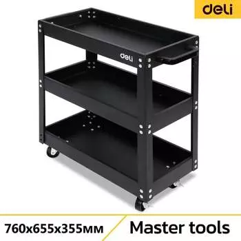 Инструментальная трехсекционная тележка DELI DL433023 123205